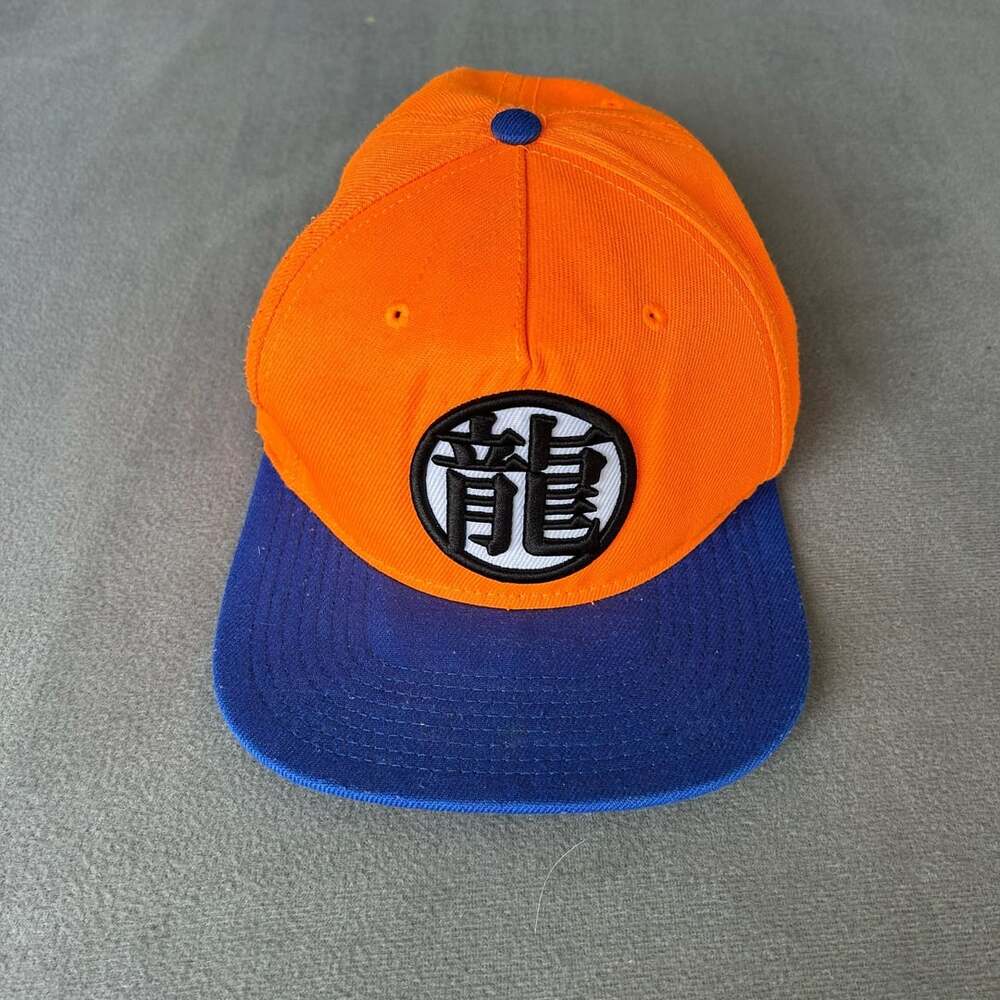 Dragon Ball Z Orange and Blue Snapback Hat Anime Cap